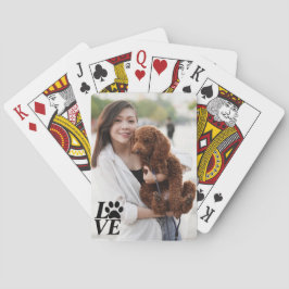 Baralho Cartões de Reprodução de Paves de AMOR Personaliza