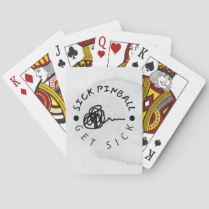 Baralho Cartões de Reprodução de Pinball Doente