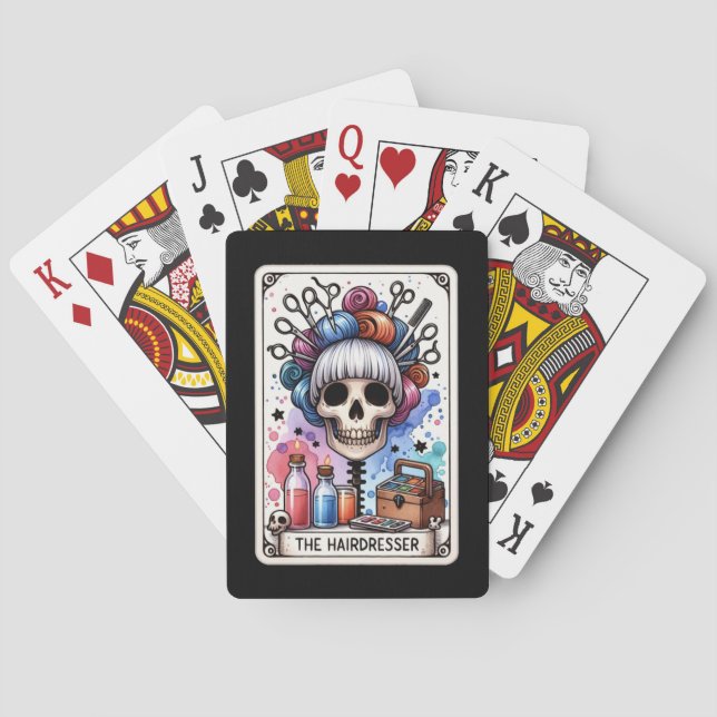 Baralho Cartões de Reprodução de Placa de Tarot para Haird (Verso)