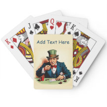 Cartões de Reprodução de Poker Personalizados