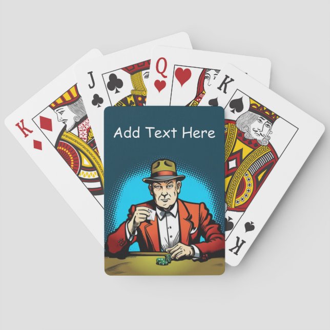 Baralho Cartões de Reprodução de Poker Personalizados (Verso)