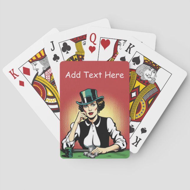 Baralho Cartões de Reprodução de Poker Personalizados (Verso)