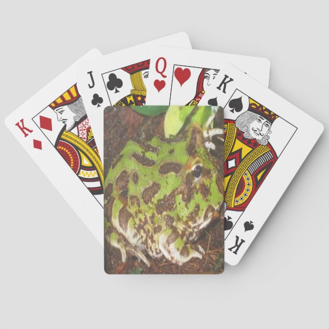 Baralho Cartões de Reprodução de sapo Pacman (Verso)