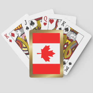 Baralho Cartões de Reprodução de Sinalizador do Canadá