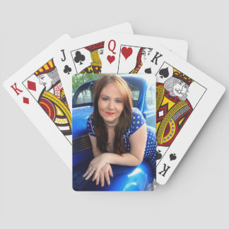 Baralho Cartões de Reprodução de Vintagem Azul