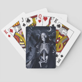 Baralho Cartões de Reprodução do Design do Skeleton Wizard