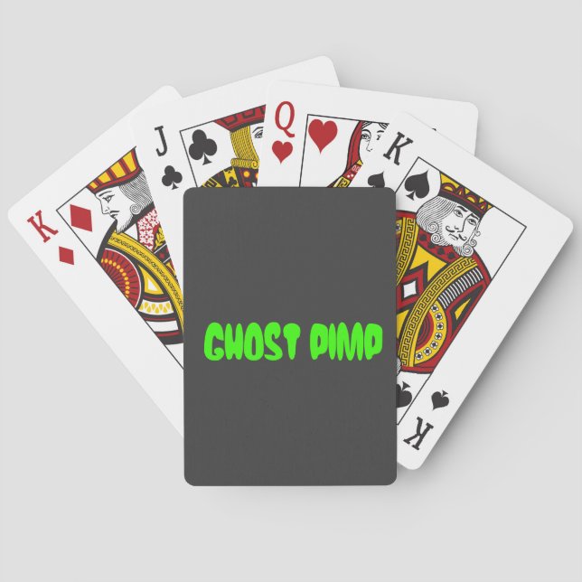 Baralho Cartões de Reprodução do Ghost Pimp (Verso)