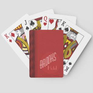 Baralho Cartões de Reprodução do Hotel Brooks House (Deck 