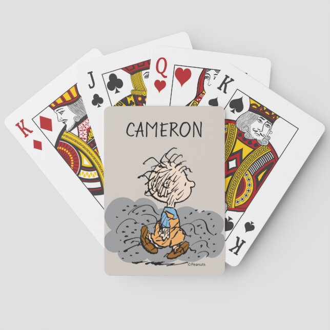 Baralho Cartões de Reprodução em Nuvem Andando Pigpen (Verso)