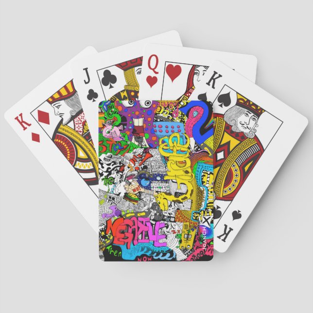 Baralho Cartões de Reprodução Negativos (Verso)