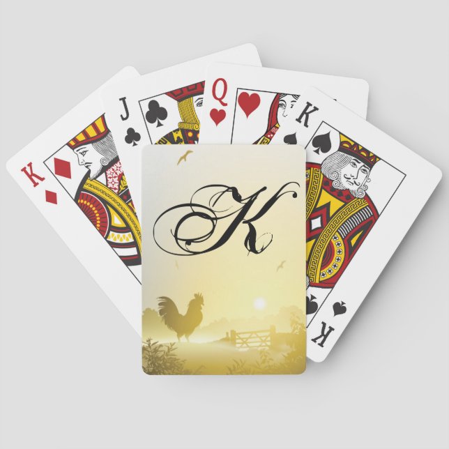 Baralho Cartões de Reprodução Personalizados e Fazenda de  (Verso)