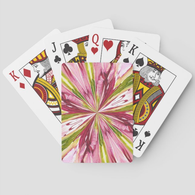 Baralho Cartões de Reprodução Rosa de Ola Boo (Verso)