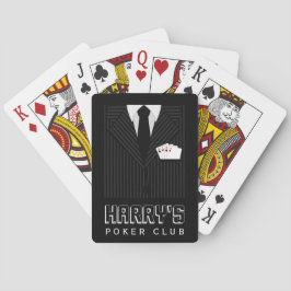 Baralho Cartões do Clube de Poker Casino da Pinstripe Suit