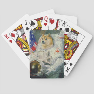 Baralho Cartões do póquer do Doge do espaço