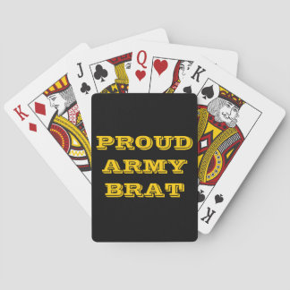 Baralho Cartões Orgulhosos do Exército Brat
