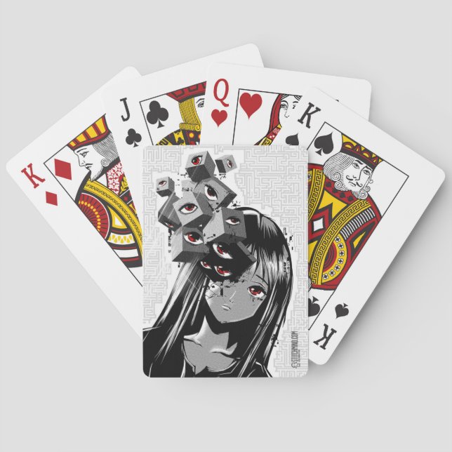 Baralho Cartões para jogar com o olho do cérebro (Verso)