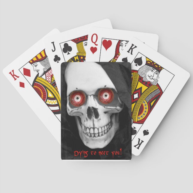 Baralho Cartões para jogar no Halloween (Verso)