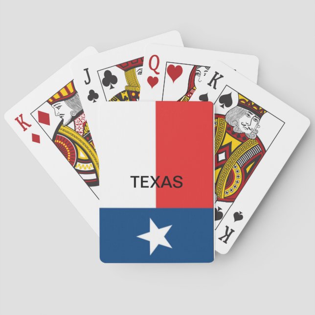Baralho Cartões para jogar Sinalizador do Texas (Verso)