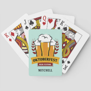 Baralho Cartões personalizados de jogo do Oktoberfest