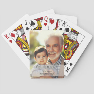 Baralho Cartões personalizados de reprodução de fotos
