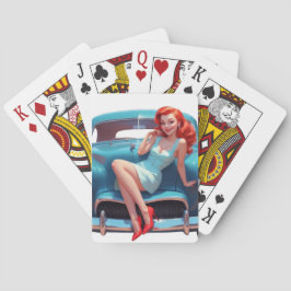 Baralho Cartões Poker Arte Pin-Up