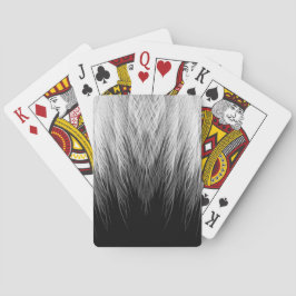 Baralho Cartões preto e branco da pena