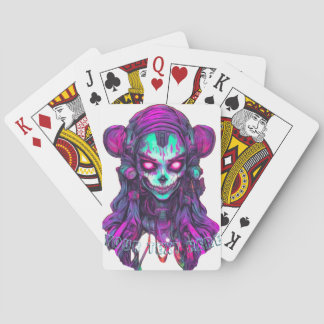 Baralho Cartões sortudos com texto de yout