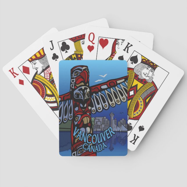 Baralho Cartões Totem Cartões de Vancouver (Verso)