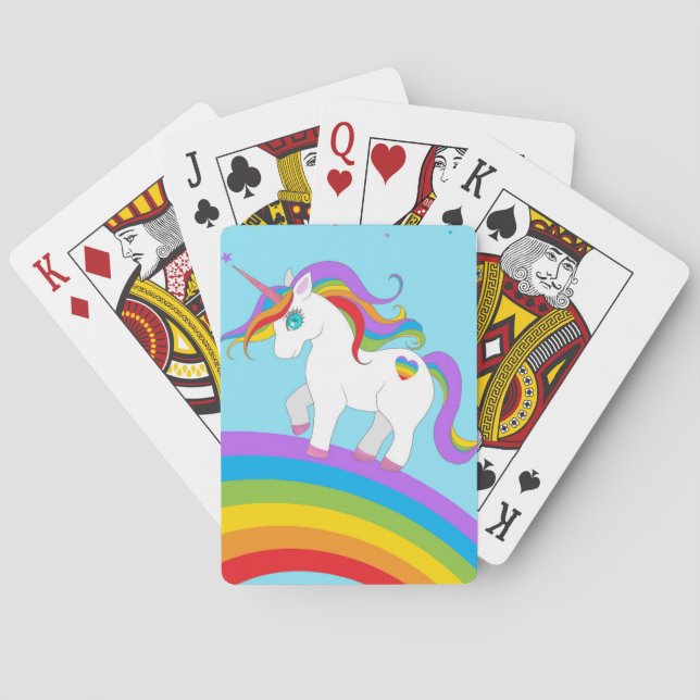 BARALHO CARTÕES UNICORN RAINBOW (Verso)