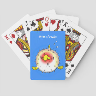 Baralho Cartografia de peixe-porco-espinho-espinho