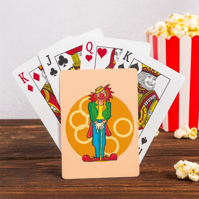 Baralho Cartoon Whimsical Palhaço com Cores Brilhantes (Criador carregado)