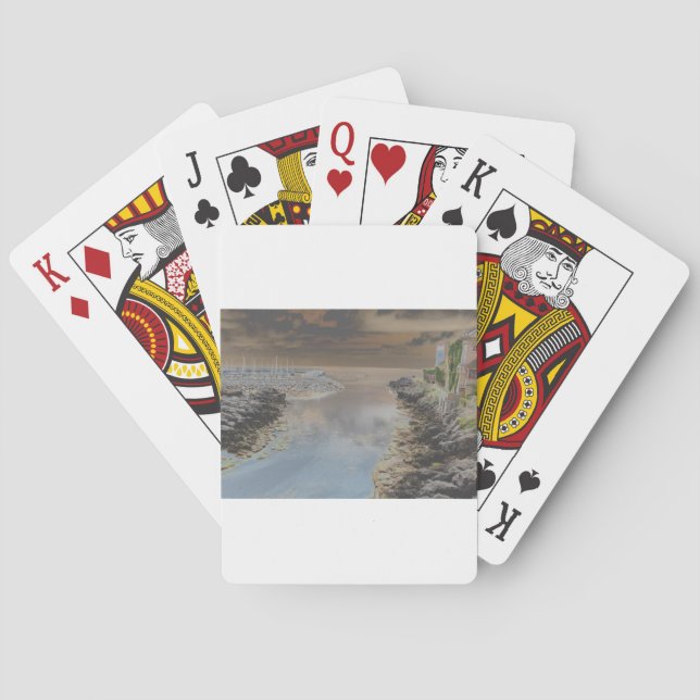 Baralho Casa de luz em Cascais Portugal (Verso)