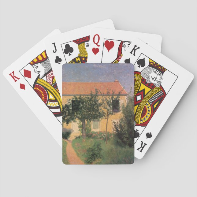 Baralho Casa Nacional Italiana com Telhado Vermelho (Verso)