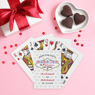 Baralho Casados no Fabuloso Casamento de Vegas Salve a Dat