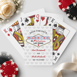 Baralho Casados no Fabuloso Casamento de Vegas Salve a Dat