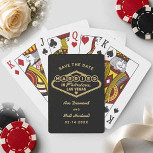 Baralho Casados no Fabuloso Las Vegas Gold Save the Date