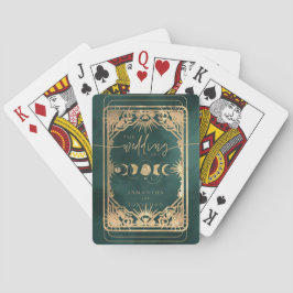 Baralho Casamento Celestial com Tarot em Verde Esmeralda e