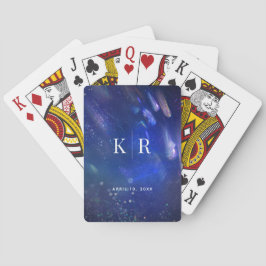 Baralho Casamento Celestial Galáxia Monograma