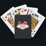Baralho Casamento de Las Vegas - Casal casado em Las Vegas<br><div class="desc">Planejando uma festa de solteira de Vegas ou se casando em Vegas? Esta design de casamento de Vegas é perfeita para uma recepção ou lua de mel em Vegas! Vire as cabeças na pista de Las Vegas, jogue no cassino, ou bebendo de dia num clube de Vegas! Apresenta design de...</div>