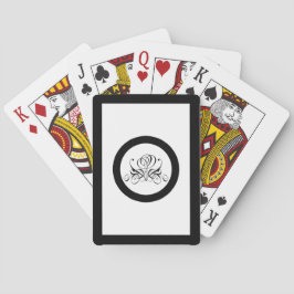 Baralho Casamento de Rosa preto para caligrafia