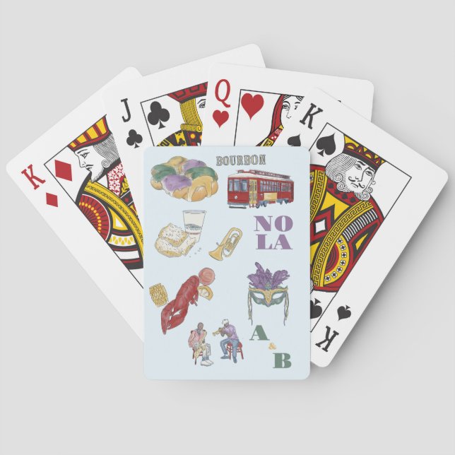 Baralho Casamento em Nova Orleans (Verso)