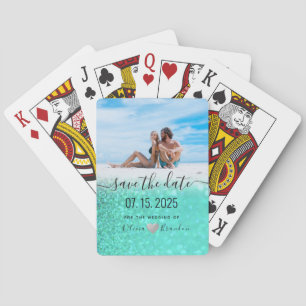 Baralho Casamento Fotográfico Salvar a Data Convite