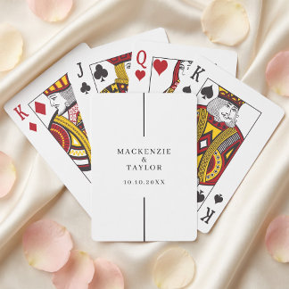 Baralho Casamento Nome Personalizado e Data