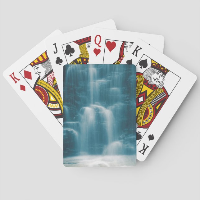 Baralho Cascata azul tônica (Verso)