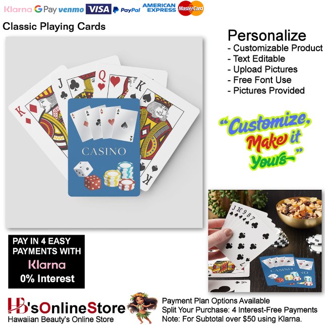 Baralho Casino Ace Dice Poker Chips Jogando Cartões 4 (Casino Ace Dice Poker Chips Playing Cards 4.)