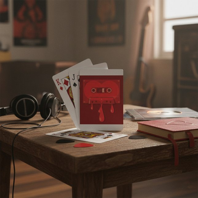 Baralho Cassete de áudio com hemorragia (Criador carregado)