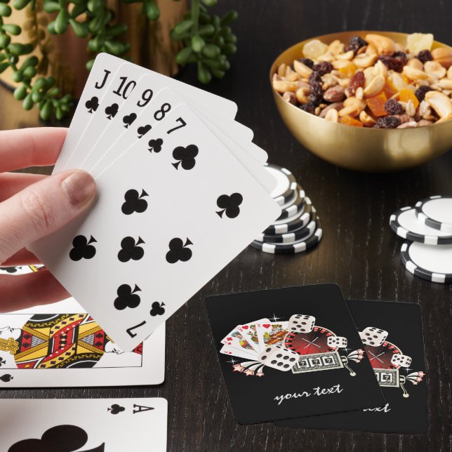 Jogo Baralho Cartas Criativo Várias Cores Luxury Casino Poker no