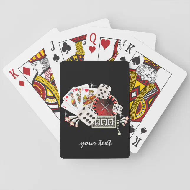 Jogo Baralho Cartas Criativo Várias Cores Luxury Casino Poker no