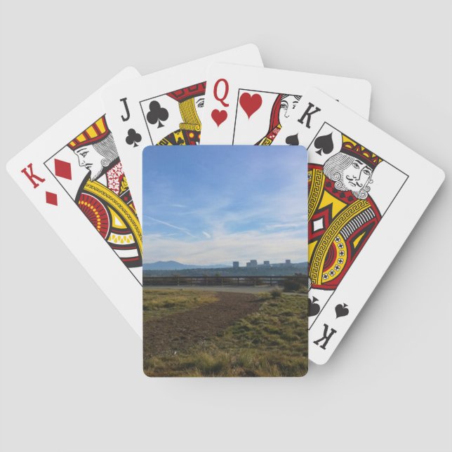 Baralho Castaways Park, Newport Beach, Califórnia (Verso)