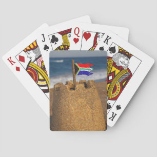 Baralho Castelo de Areia Com Bandeira Sul-Africana, Umhlan